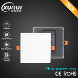 Ultra-narrow edge square ultra thin recessed panel lights dimmable or non dimmable